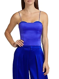 Ada Peekaboo Bustier Cropped Top