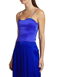 Ada Peekaboo Bustier Cropped Top