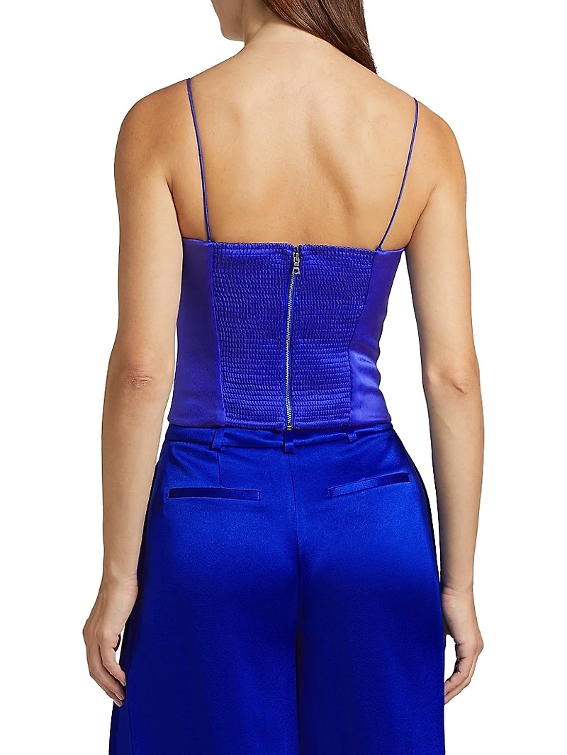 Ada Peekaboo Bustier Cropped Top