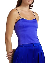 Ada Peekaboo Bustier Cropped Top