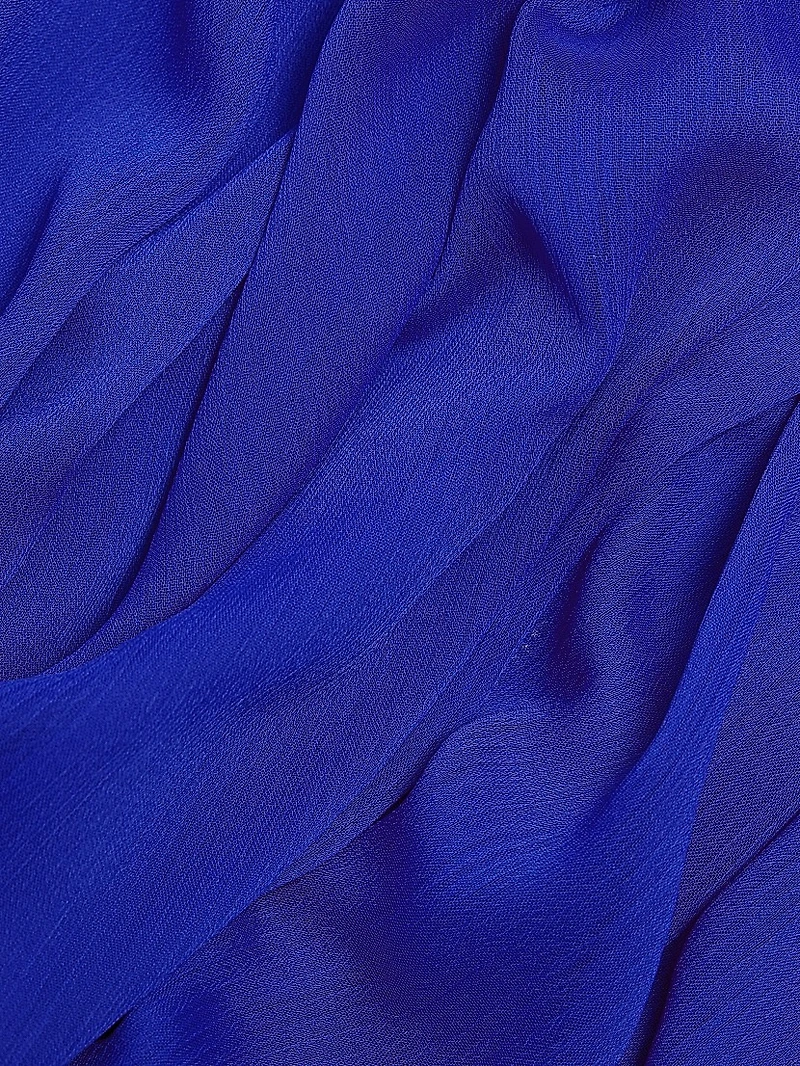 Zenon Sheer Cape Minidress