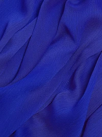 Zenon Sheer Cape Minidress