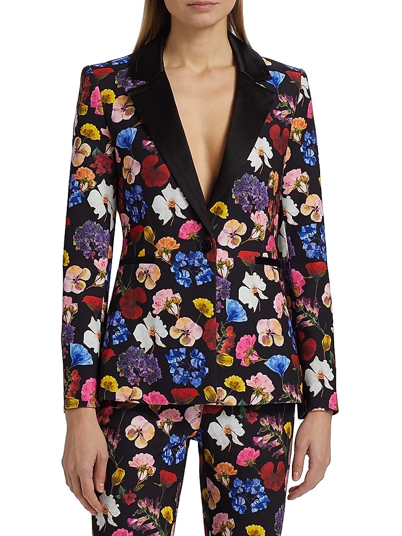 Hundley Floral Tailored Blazer