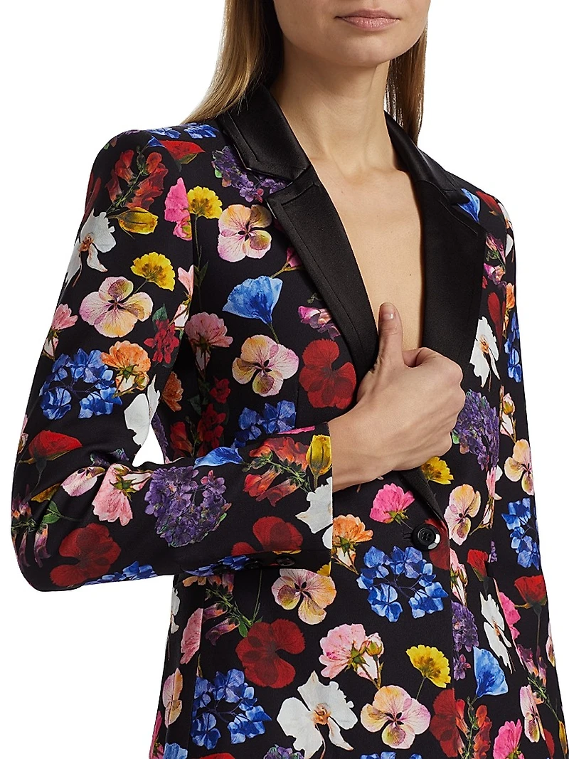 Hundley Floral Tailored Blazer