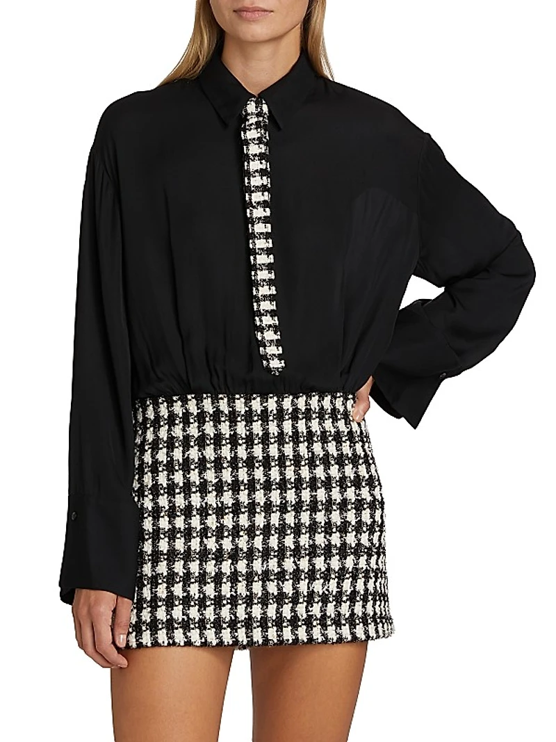 Mattie Pieced Minidress