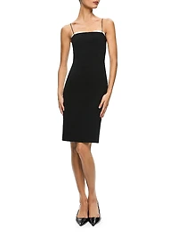 Ada Peekaboo Bustier Midi-Dress