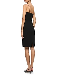 Ada Peekaboo Bustier Midi-Dress