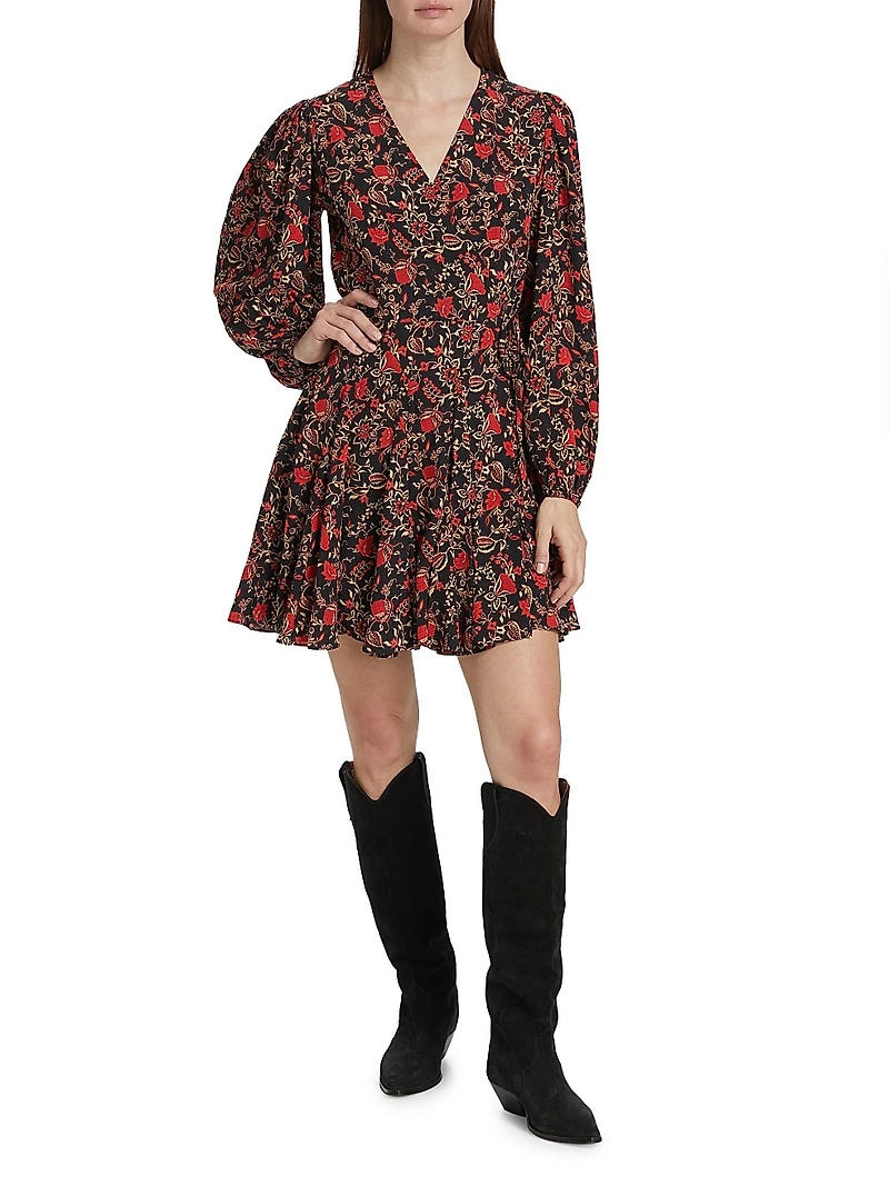 La Toile Caro Floral Minidress