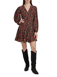 La Toile Caro Floral Minidress