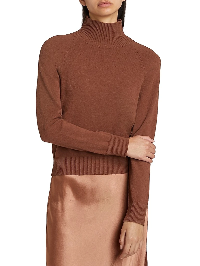 Wool & Cashmere-Blend Turtleneck Sweater