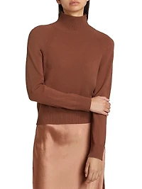 Wool & Cashmere-Blend Turtleneck Sweater
