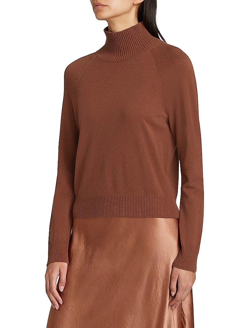 Wool & Cashmere-Blend Turtleneck Sweater