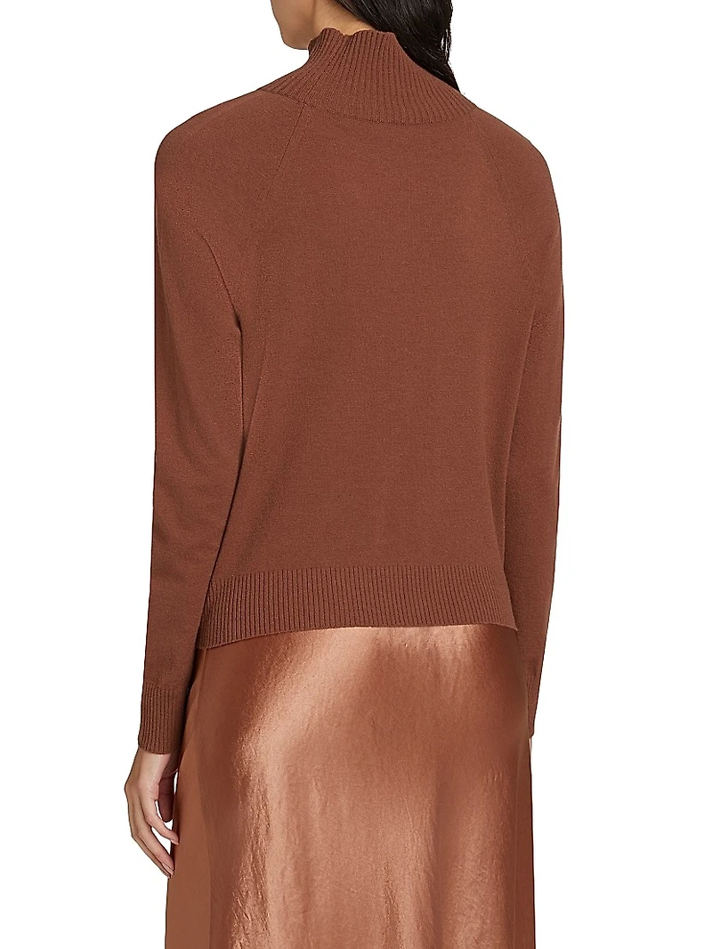 Wool & Cashmere-Blend Turtleneck Sweater