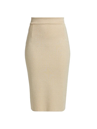 Lumi Sugar Stretch Midi-Skirt