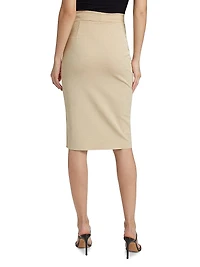 Lumi Sugar Stretch Midi-Skirt