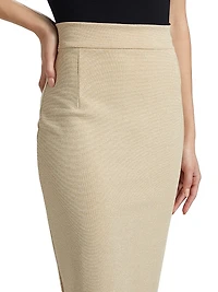 Lumi Sugar Stretch Midi-Skirt