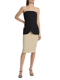Lumi Sugar Stretch Midi-Skirt