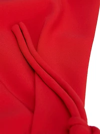 Sybil Asymmetric Crepe Gown