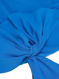 Olivia Draped Crepe Gown