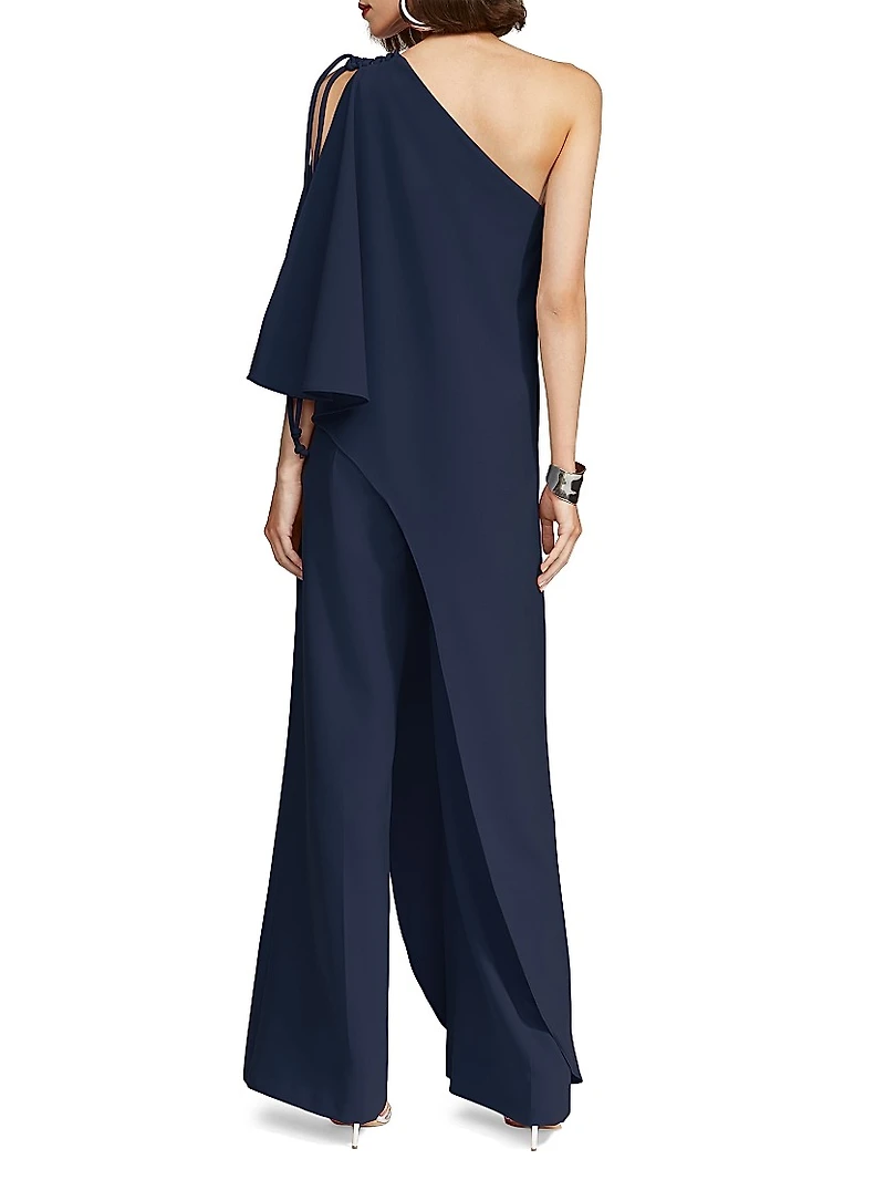 Ignacia Crepe Cape Jumpsuit