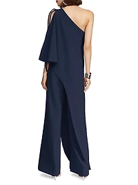 Ignacia Crepe Cape Jumpsuit
