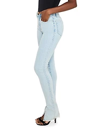 Good Legs Side-Slit Skinny Jeans