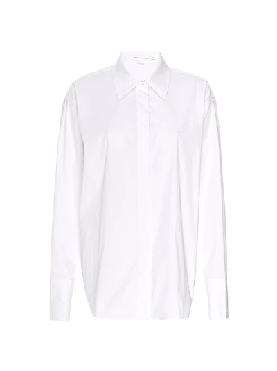 Poplin Cotton-Blend Shirt