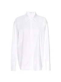 Poplin Cotton-Blend Shirt