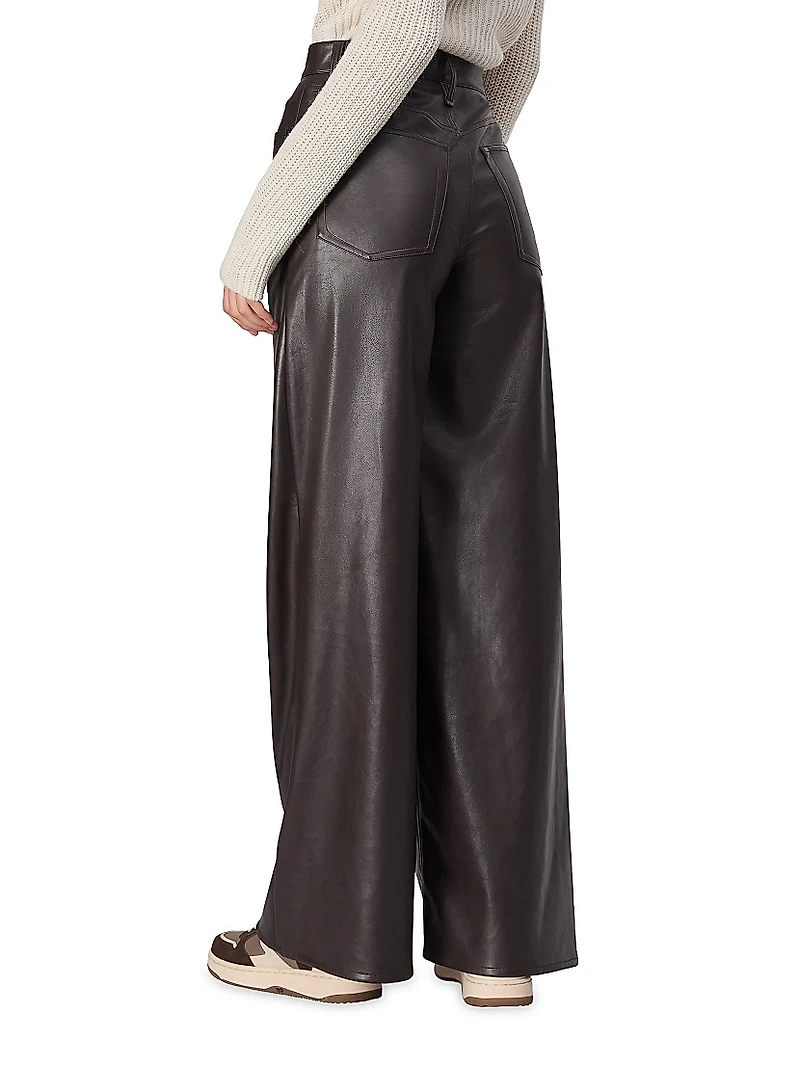 Sofie Faux Leather Flared Pants