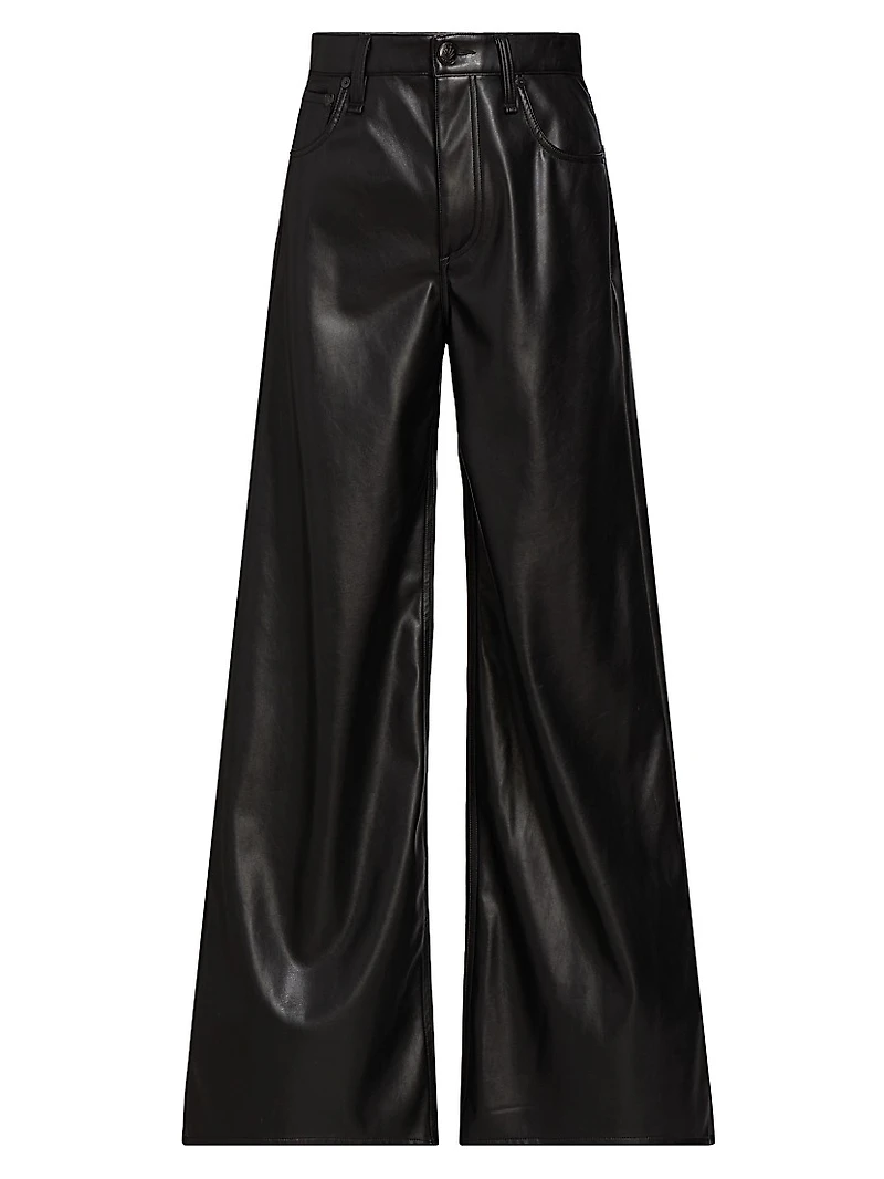 Sofie Faux Leather Crop Pants