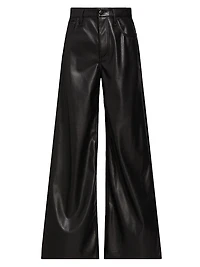Sofie Faux Leather Crop Pants