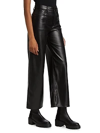 Sofie Faux Leather Crop Pants