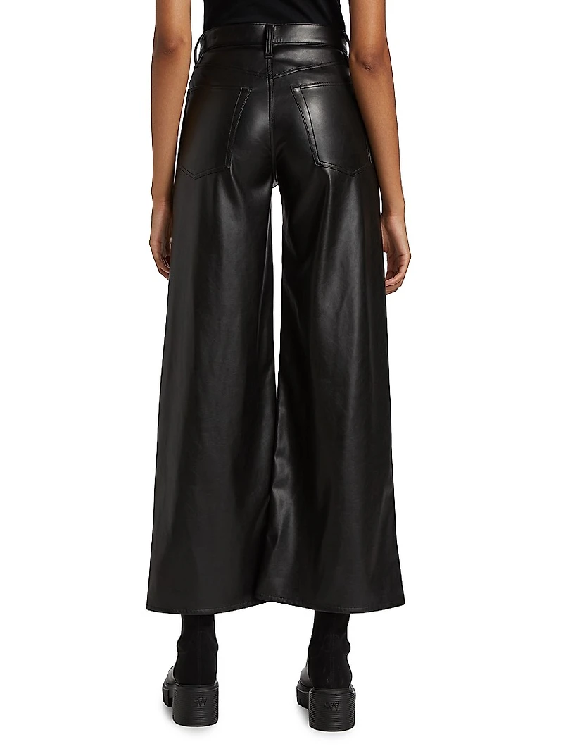 Sofie Faux Leather Crop Pants