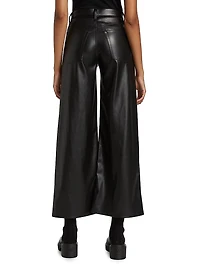 Sofie Faux Leather Crop Pants
