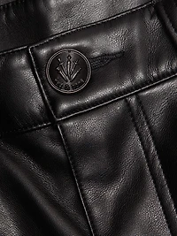Sofie Faux Leather Crop Pants