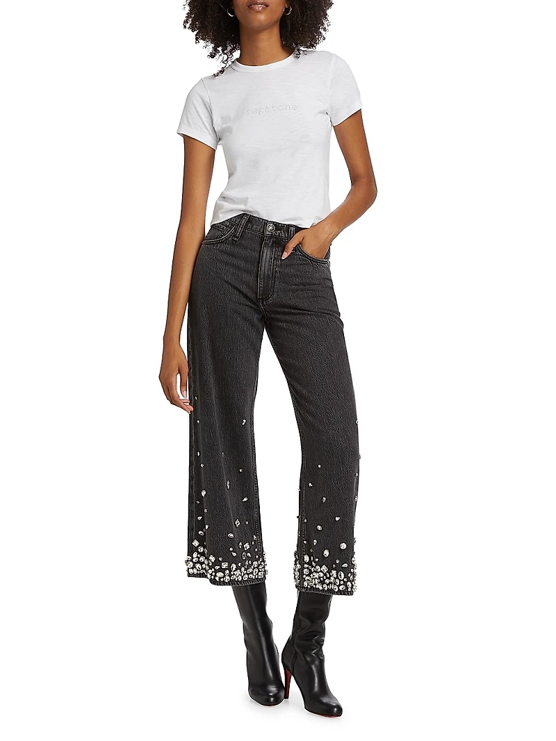 Logo-Studded Short-Sleeve T-Shirt