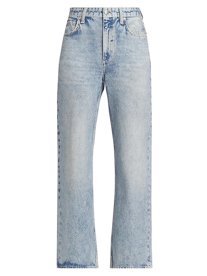 Miramar Shea High-Rise Straight-Leg Jeans