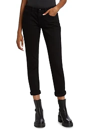 Dre Low-Rise Slim Boyfriend Jeans