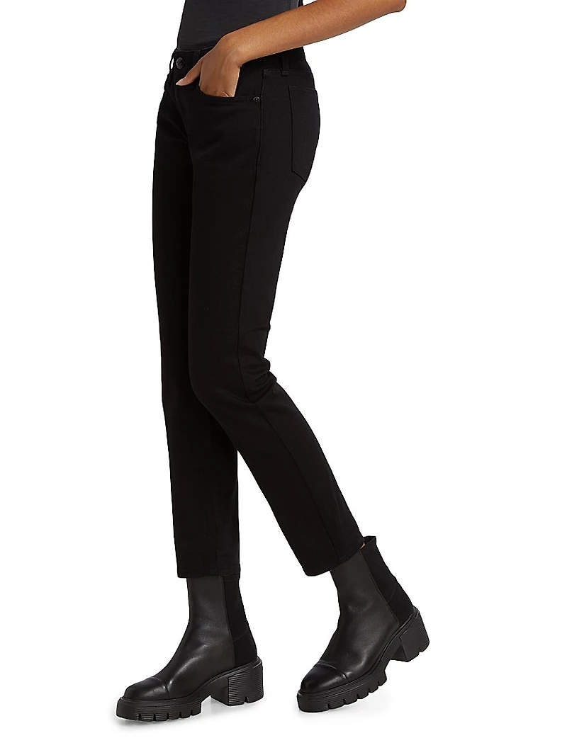 Dre Low-Rise Slim Boyfriend Jeans