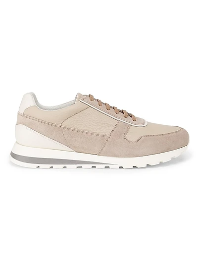 Leather Low-Top Sneakers