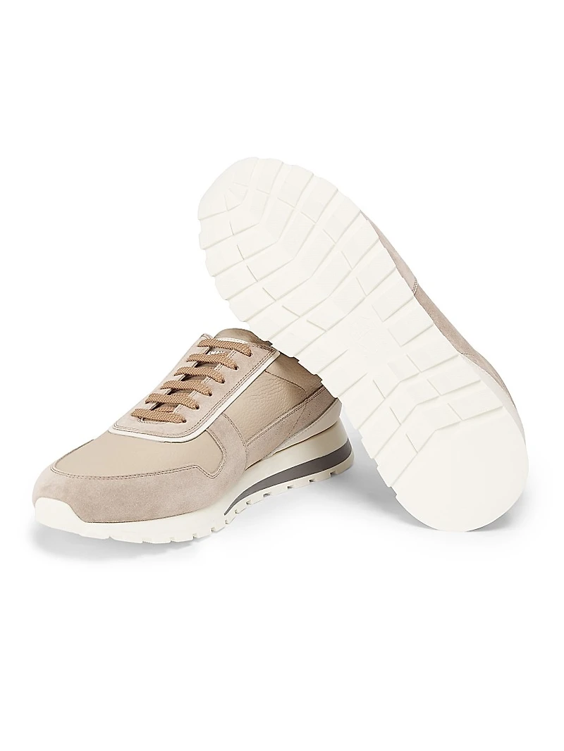 Leather Low-Top Sneakers