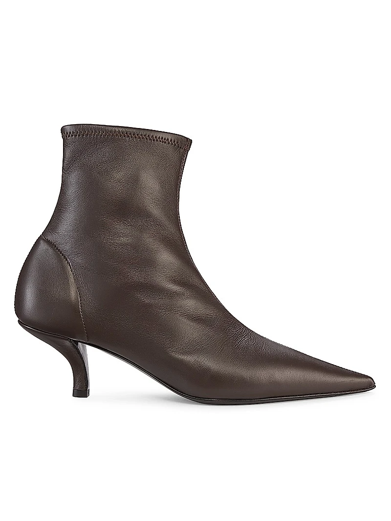 The Heeled Sock 55MM Leather Boots
