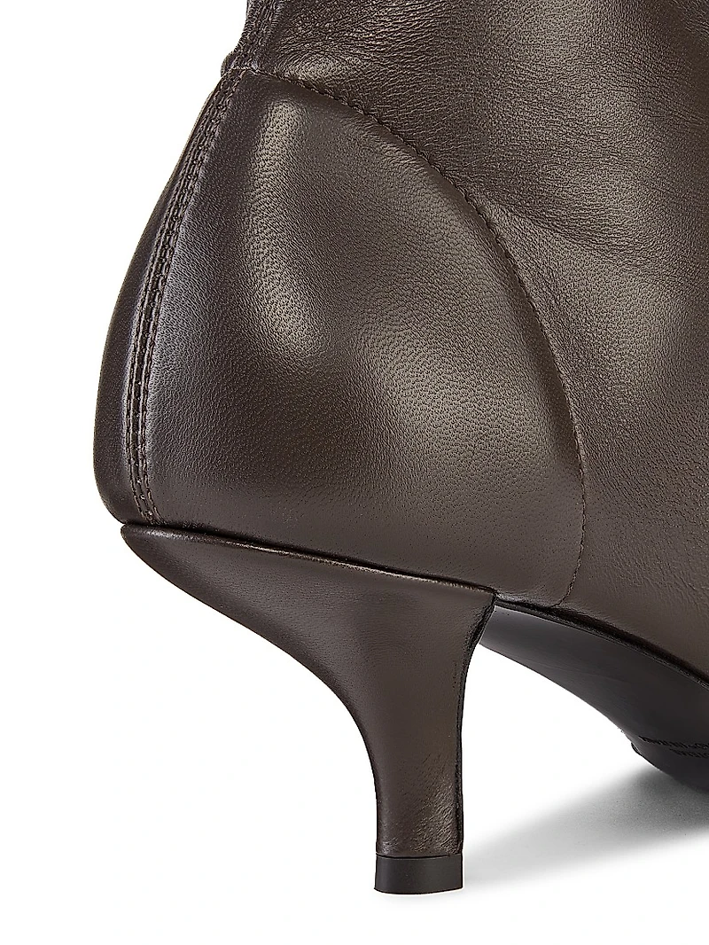 The Heeled Sock 55MM Leather Boots