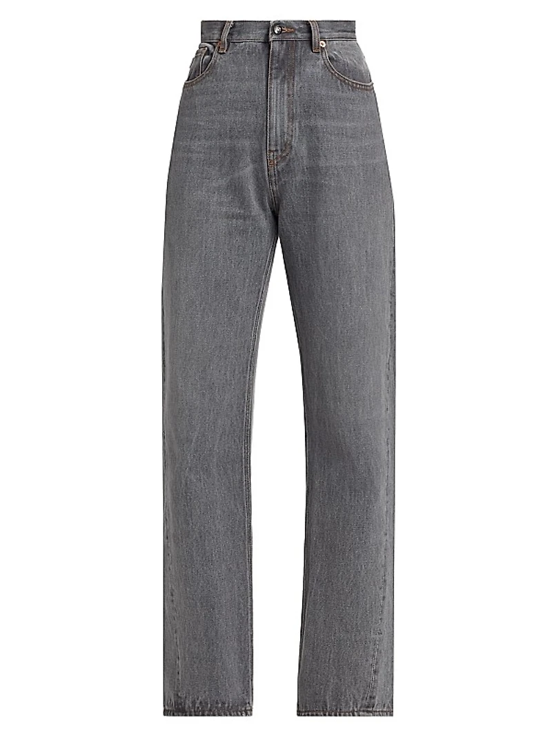 Marengo Sayula High-Rise Straight-Leg Jeans