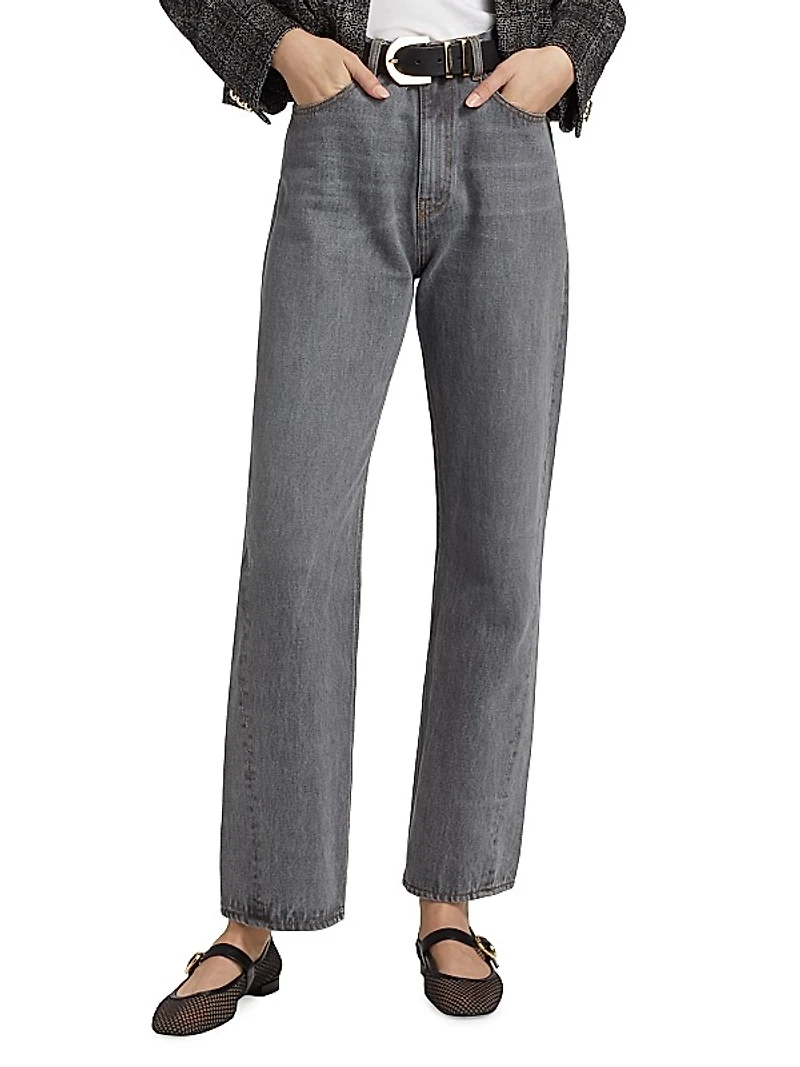 Marengo Sayula High-Rise Straight-Leg Jeans