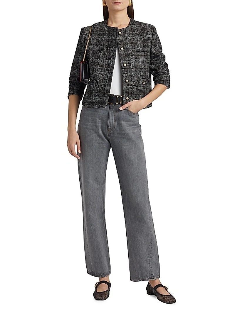Marengo Sayula High-Rise Straight-Leg Jeans