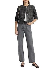 Marengo Sayula High-Rise Straight-Leg Jeans