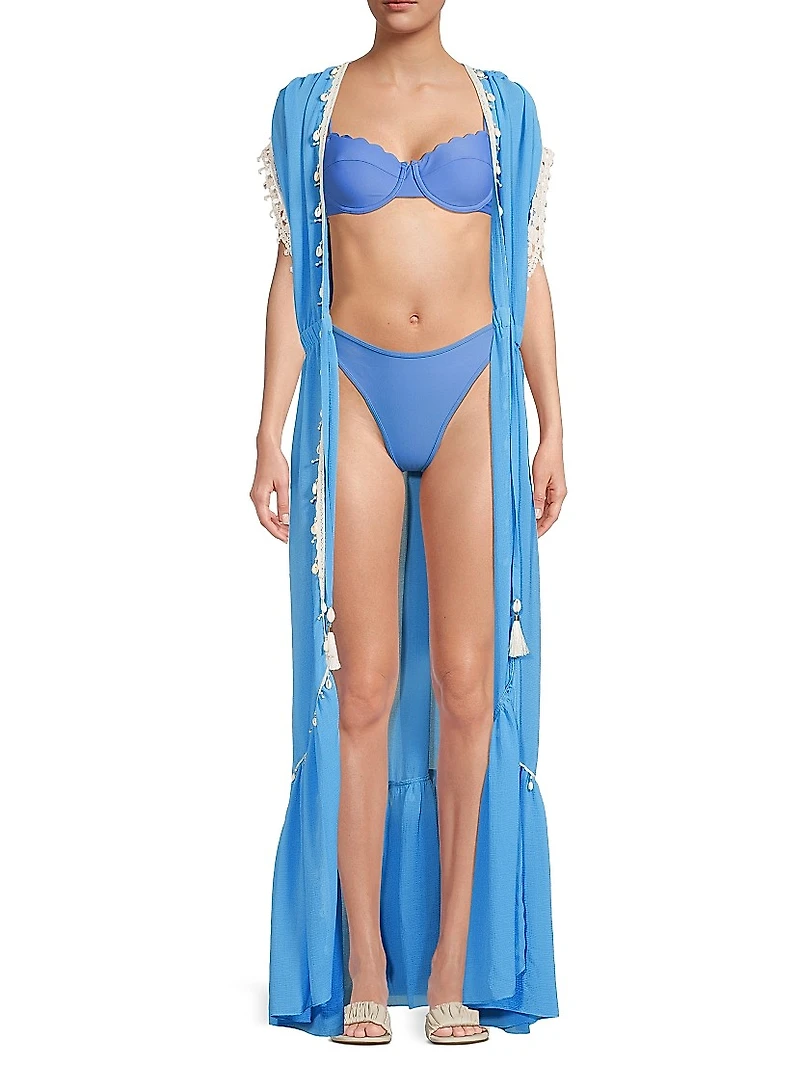 Nikolai Tasseled Open Caftan