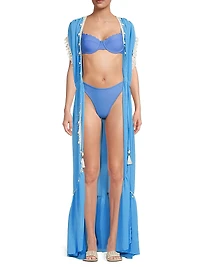 Nikolai Tasseled Open Caftan