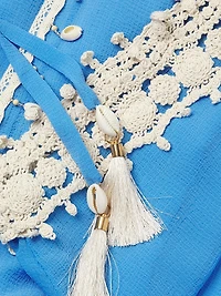 Nikolai Tasseled Open Caftan